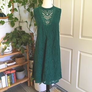 torrid Emerald Green Lace Midi Dress